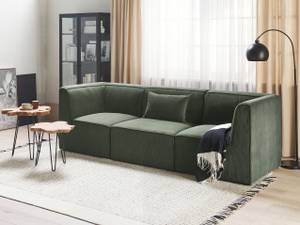 Modulsofa LEMVIG 3-tlg Dunkelgrün - Grün - 250 x 83 cm