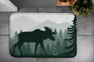 Badteppich Elch Natur 75 x 45 x 75 cm