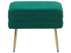 Tabouret ODESSA Vert foncé - Doré - Vert