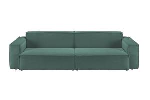 Sofa SAMU Feincord Dunkelgrün - Breite: 236 cm