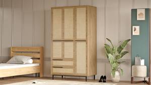 Kleiderschrank OCEAN WR112 3D2D6S Beige - Hellbraun