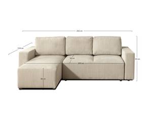 Ecksofa LIVY Indigoblau