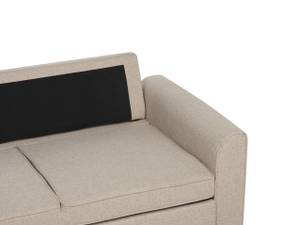 Ecksofa NESNA Beige - Armlehne davorstehend links - Ecke davorstehend rechts - Schlaffunktion davorstehend rechts