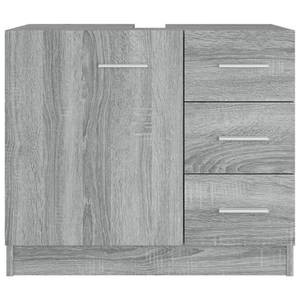 Waschbeckenunterschrank AW199 Grau - Holzwerkstoff - 30 x 1 x 63 cm