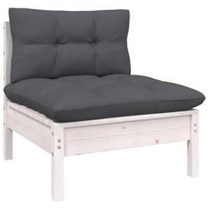 Gartensofa (2er Set) 3012376 Weiß