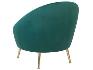 Fauteuil LANGA Vert foncé - Doré - Vert