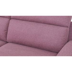 3-Sitzer Sofa Amsterdam Pink - Metall - Textil - 208 x 92 x 90 cm