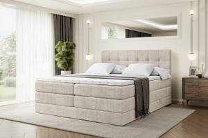 Boxspringbett BERO KING Beige - Breite: 160 cm