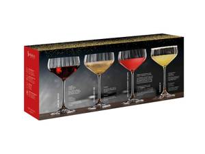 Cocktailschalen Lifestyle 4er Set Glas - 11 x 17 x 11 cm