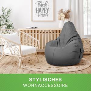 Pouf Lounge Chair "Cozy" 80x70x90cm Gris