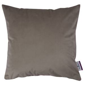 Kissenhülle French Velvet Hochglanz Taupe