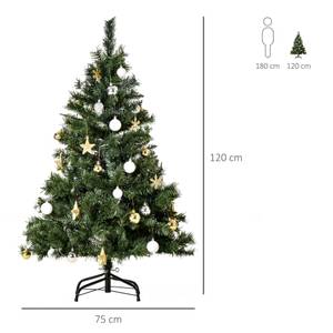 Künstlicher Weihnachtsbaum 830-185V01 Grün - Kunststoff - 75 x 120 x 75 cm