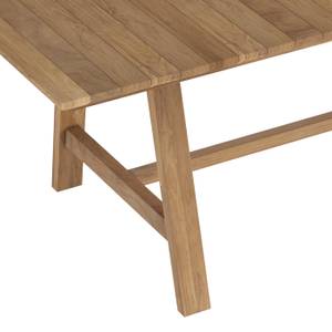 Table de jardin Budi Marron - Bois massif - 240 x 75 x 100 cm