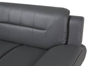 2-Sitzer Sofa LEIRA Grau - Silber