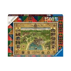 Puzzle Karte von Hogwarts Papier - 28 x 6 x 38 cm