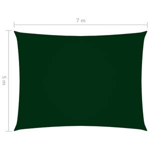 Voile solaire 3016493-9 Vert foncé - 700 x 500 cm