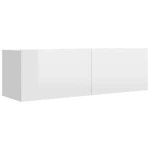 TV-Schrank 6er Set D192 Weiß - Holzwerkstoff - 30 x 30 x 100 cm