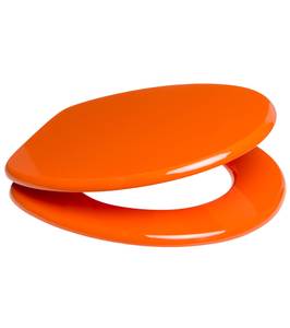 WC-Sitz Orange Orange - Holzwerkstoff - 38 x 6 x 47 cm