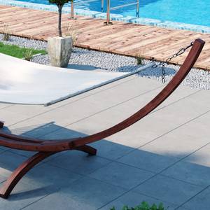 Support pour hamac XXL 350cm Natur Marron - Bois massif - 73 x 75 x 120 cm