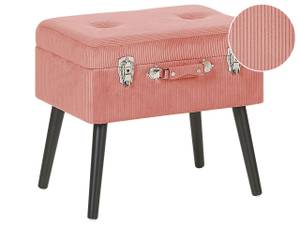 Tabouret MALLARD Noir - Rose foncé