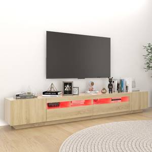 TV-Schrank mit LED-Leuchten D513 Eiche Sonoma Dekor