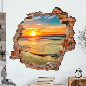 Wandtattoo - 3D Goldener Sonnenaufgang 60 x 60 cm