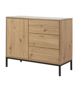 Commode Lenny Marron - Bois manufacturé - 40 x 80 x 90 cm