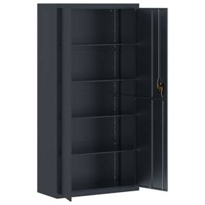 Aktenschrank 299865-2 Anthrazit - Höhe: 180 cm