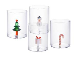 Wasserglas SCOPA 4er-Set Glas - 7 x 9 x 7 cm