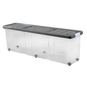Aufbewahrungsbox mit Deckel IN7418 Grau - Kunststoff - 38 x 28 x 119 cm