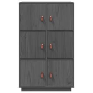 Highboard DE8033 Grau - Massivholz - 40 x 109 x 67 cm