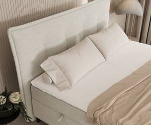 Boxspringbett Sinai I Taschenfeder Creme - Breite: 200 cm