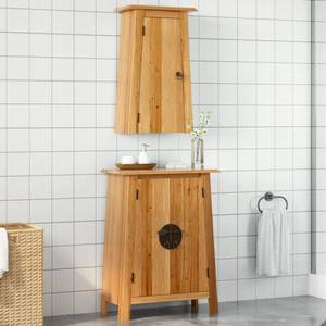 Badmöbel Set 3223458 (2-teilig) Braun - Massivholz - Holzart/Dekor - 59 x 80 x 32 cm