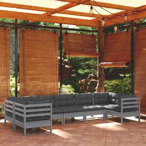 Garten-Lounge-Set Grau