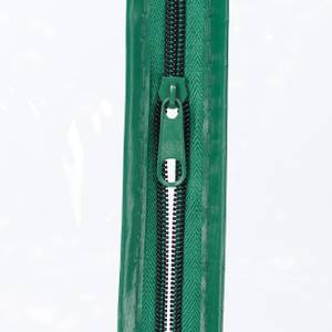Gewächshaus für Balkon mit PVC-Folie Grün - Metall - Kunststoff - 69 x 127 x 49 cm
