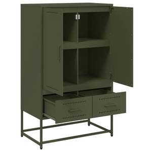 Highboard DE5043 Grün - Metall - 39 x 112 x 68 cm