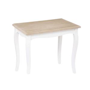 Beistelltisch CH2176 Beige - Massivholz - 56 x 60 x 38 cm