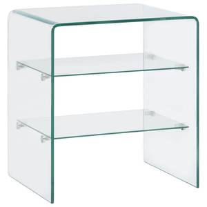 Couchtisch 284727 Glas - Metall - 40 x 56 x 50 cm