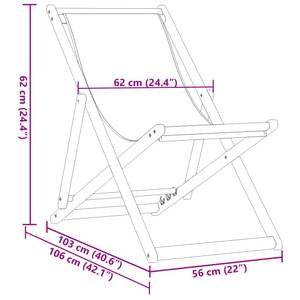 Strandstuhl 3004207-2 Taupe