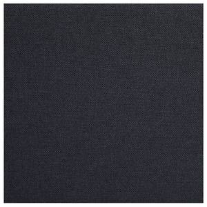 Lit simple NIZZA 90x190 cm Noir - Textile - 102 x 30 x 207 cm