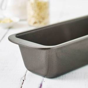 Kastenkuchenform Easy Baking Grau - Metall - 25 x 8 x 1 cm