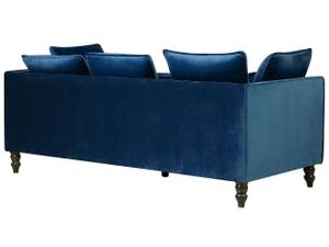 3-Sitzer Sofa FENSTAD Blau - Marineblau - Eiche Dunkel