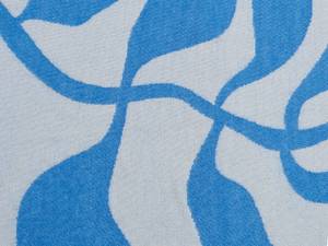 Kuscheldecke KIHUN Blau - Weiß - Textil - 130 x 1 x 170 cm