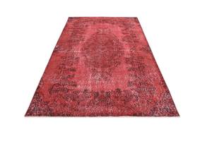 Tapis Ultra Vintage DCCCXVII Rouge - Textile - 145 x 1 x 254 cm