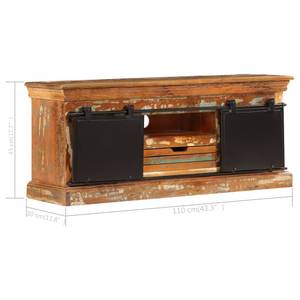 Meuble tv 247328 Marron - Bois massif - 110 x 45 x 30 cm