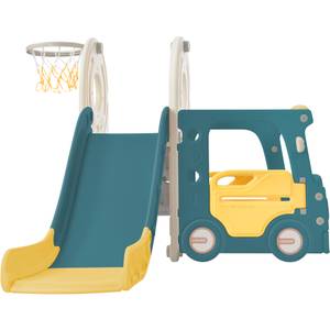 Toboggan pour enfants Mini Ⅳ Vert - Matière plastique - 110 x 100 x 171 cm