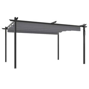 Tonnelle de jardin 3012227 Anthracite - Profondeur : 400 cm