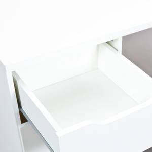 Schreibtisch Wung Weiß - Holz teilmassiv - 115 x 76 x 55 cm