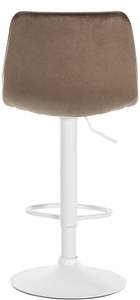 Tabouret de bar Lex Lot de 2 Marron - Blanc