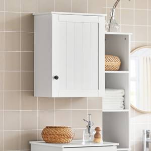 Meuble haut de salle de bain BZR19-W Blanc - Bois manufacturé - 40 x 52 x 23 cm